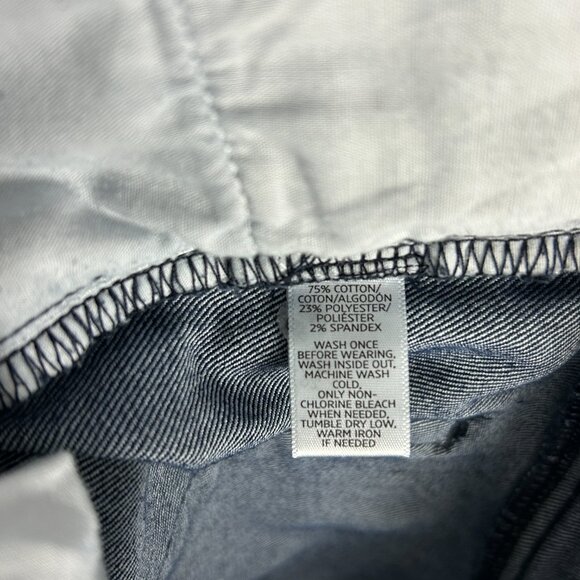 Loft Jeans Womens 2 (28x25) Modern Kick Crop Mid Rise Dark Wash Stretch Mid Rise - Picture 13 of 14